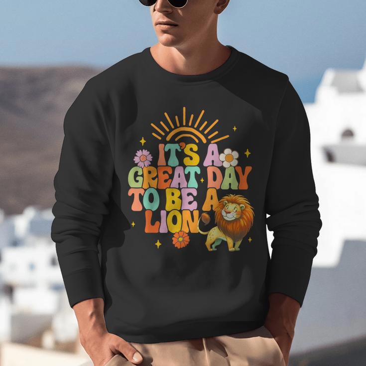 Teacher Life Back To School It's A Great A Day To Be A Lion Unisex Sweatshirt, funny gift Teacher Life Back To School It's A Great A Day To Be A Lion Unisex Sweatshirt, funny gift