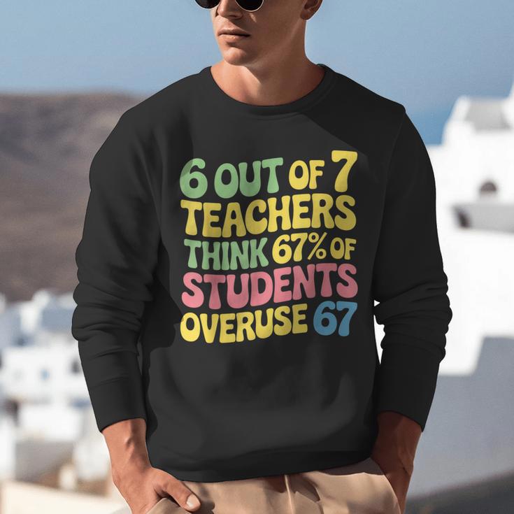 Teacher Overuse 67 Teacher Unisex Sweatshirt, funny gift Teacher Overuse 67 Teacher Unisex Sweatshirt, funny gift