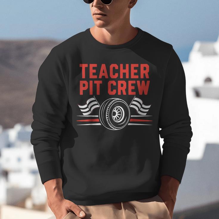 Teacher Pit Crew Race Car Driver Costume Men Women Kids Unisex Sweatshirt, funny gift Teacher Pit Crew Race Car Driver Costume Men Women Kids Unisex Sweatshirt, funny gift