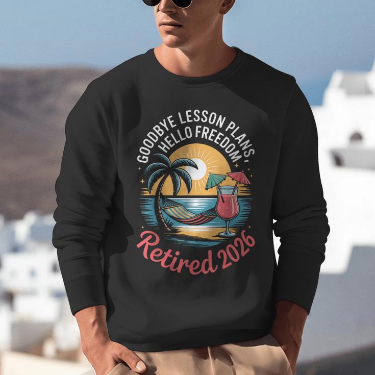 Teacher Retirement Shirts 2026 Goodbye Lesson Hello Freedom Unisex Sweatshirt, funny gift Teacher Retirement Shirts 2026 Goodbye Lesson Hello Freedom Unisex Sweatshirt, funny gift