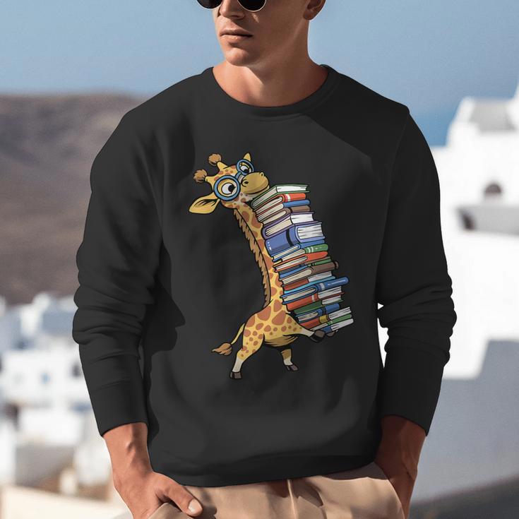 Teacher Shirt Giraffe Holding Books Bookworm Librarian Unisex Sweatshirt, funny gift Teacher Shirt Giraffe Holding Books Bookworm Librarian Unisex Sweatshirt, funny gift
