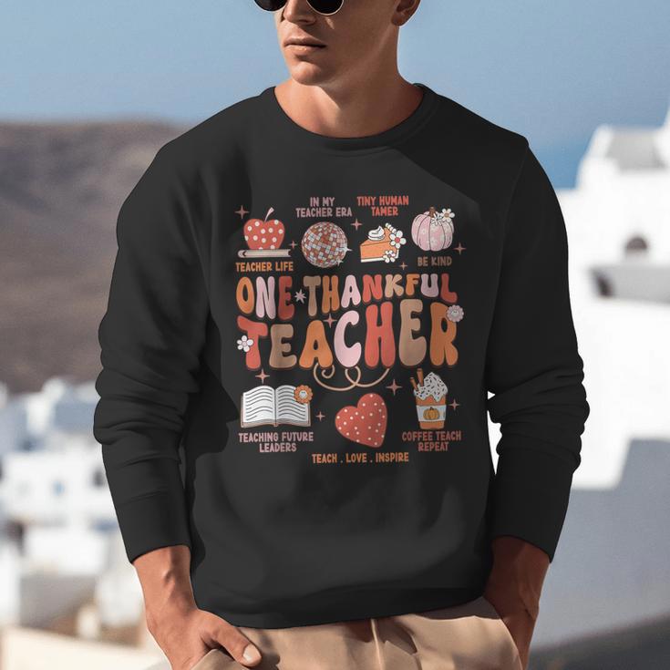 Teacher Thanksgiving Shirt Women One Thankful Teacher Fall Unisex Sweatshirt, funny gift Teacher Thanksgiving Shirt Women One Thankful Teacher Fall Unisex Sweatshirt, funny gift