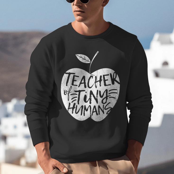 Teacher Of Tiny Humans Preschool Kindergarten Teacher Unisex Sweatshirt, funny gift