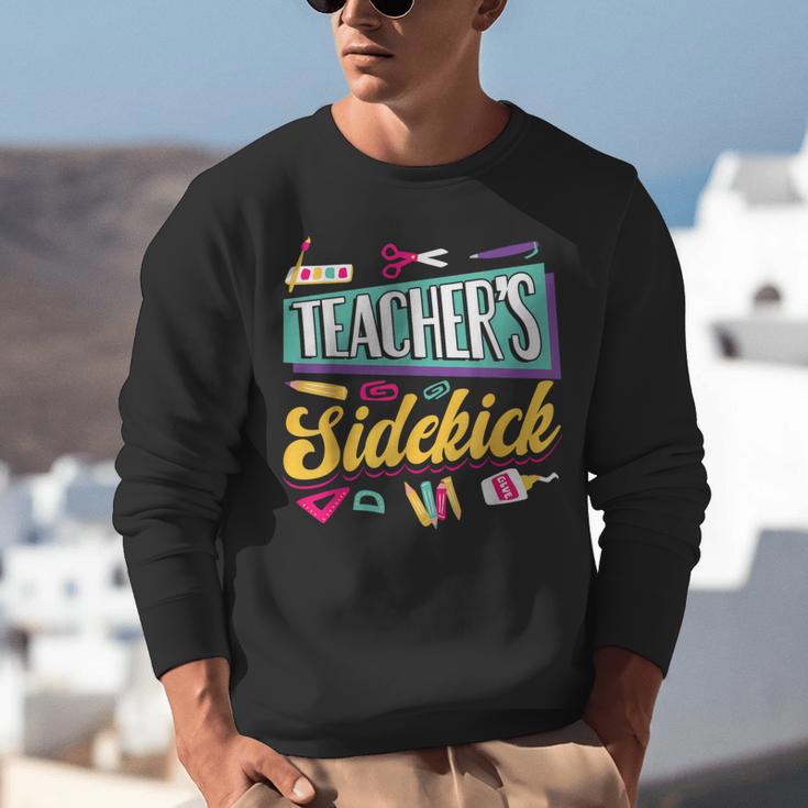 Teacher's Sidekick Teacher Assisting Teaching Assistant Unisex Sweatshirt, funny gift Teacher's Sidekick Teacher Assisting Teaching Assistant Unisex Sweatshirt, funny gift