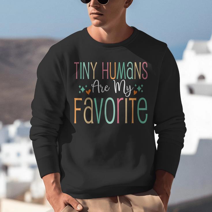 Teaching Preschool Teacher Tiny Humans Are My Favorite Unisex Sweatshirt, funny gift Teaching Preschool Teacher Tiny Humans Are My Favorite Unisex Sweatshirt, funny gift