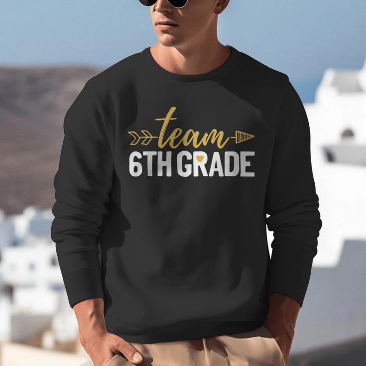 Team 6th Grade Hello Sixth Grade Crew Squad Teacher Kids Unisex Sweatshirt, funny gift Team 6th Grade Hello Sixth Grade Crew Squad Teacher Kids Unisex Sweatshirt, funny gift