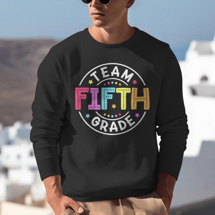 Team Fifth Grade Teacher Back To School 5th Grade Squad Kids Unisex Sweatshirt, funny gift Team Fifth Grade Teacher Back To School 5th Grade Squad Kids Unisex Sweatshirt, funny gift