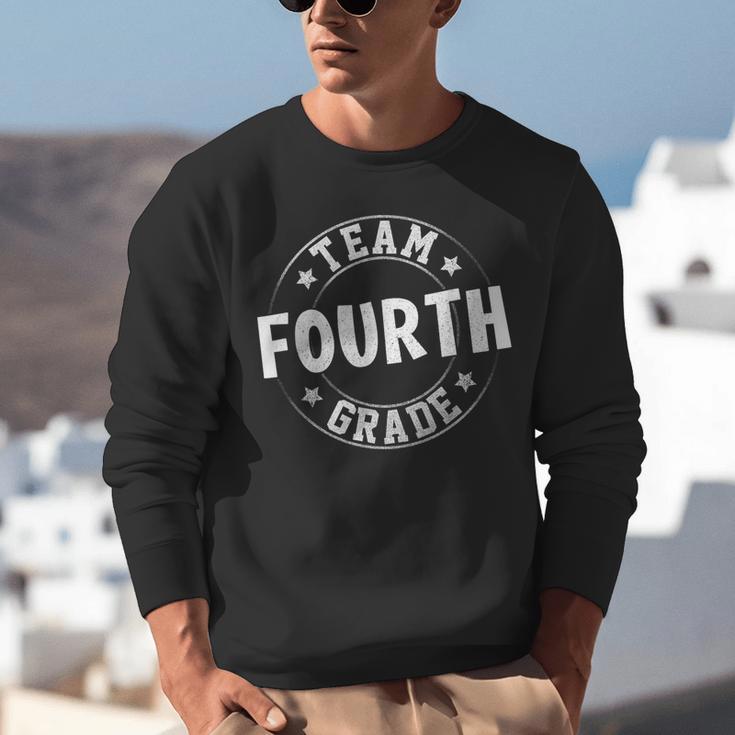Team Fourth Grade Teacher Student Back To School 4th Grade Unisex Sweatshirt, 4th Grade Teacher Sweatshirts, funny gift