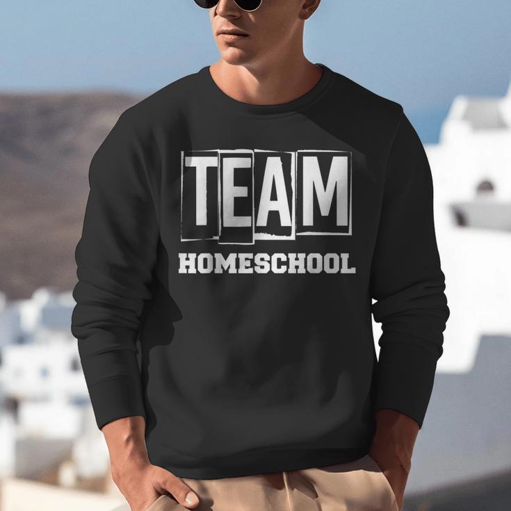 Team Homeschool Homeschooler Homeschooling Teacher Mom Kids Unisex Sweatshirt, funny gift Team Homeschool Homeschooler Homeschooling Teacher Mom Kids Unisex Sweatshirt, funny gift