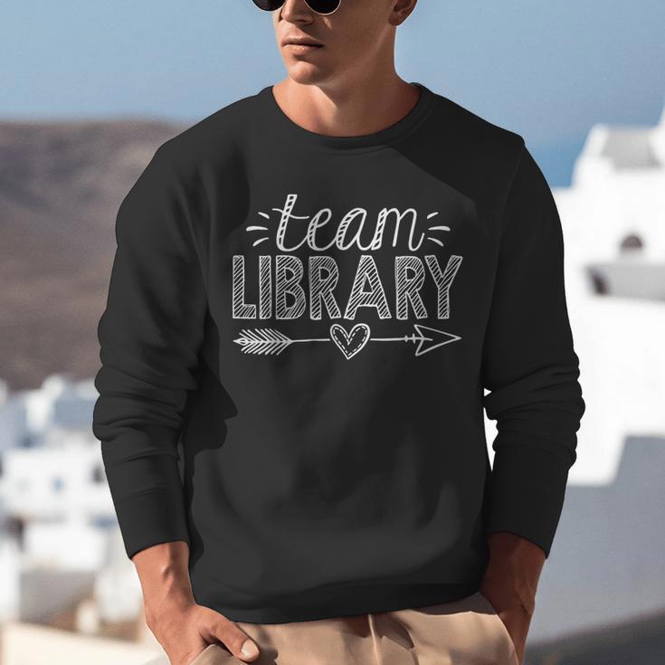 Team Library Tee Teacher Student Back To School Unisex Sweatshirt, funny gift Team Library Tee Teacher Student Back To School Unisex Sweatshirt, funny gift