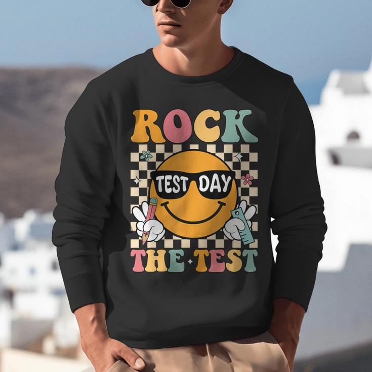 Test Day Rock The Test Teacher Testing Day You Got This Unisex Sweatshirt, funny gift Test Day Rock The Test Teacher Testing Day You Got This Unisex Sweatshirt, funny gift