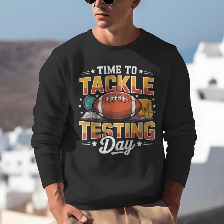 Test Day State Football Tackle Testing Day Sports Teacher Unisex Sweatshirt, funny gift