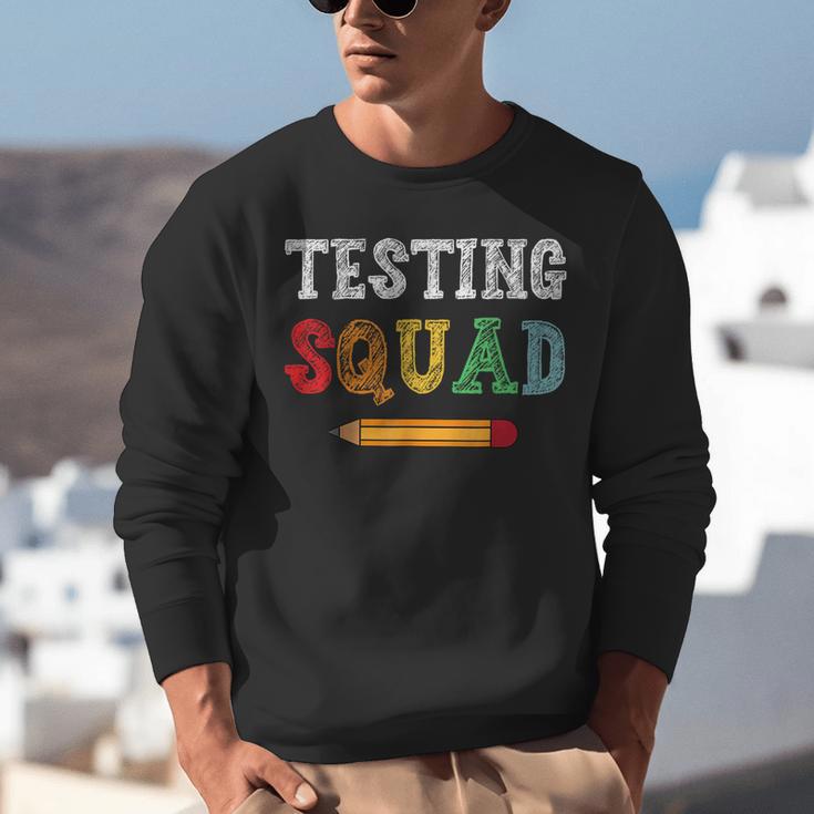 Testing Squad Costume Test Day Teacher Student School Unisex Sweatshirt, funny gift