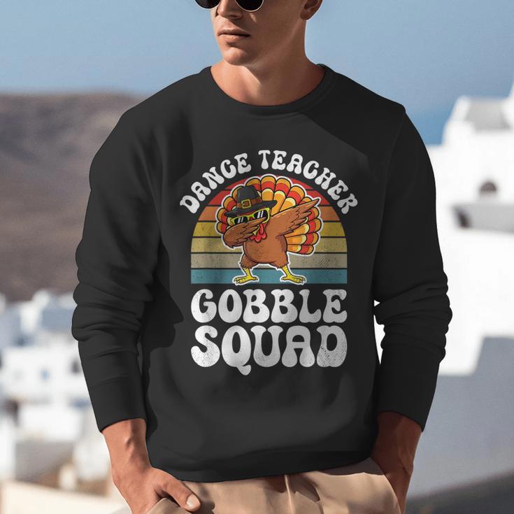 Thanksgiving Dance Teacher Gobble Squad Turkey Unisex Sweatshirt, funny gift Thanksgiving Dance Teacher Gobble Squad Turkey Unisex Sweatshirt, funny gift