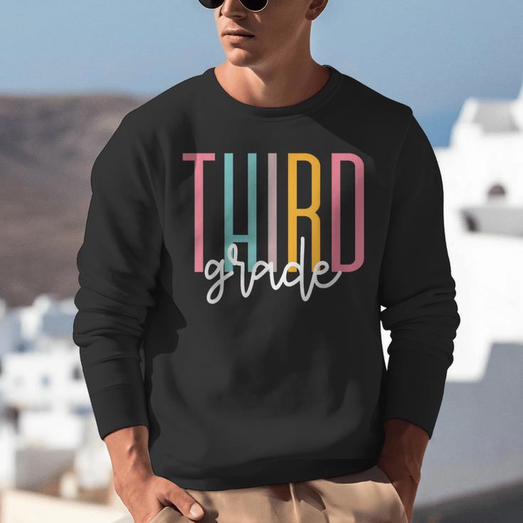 Third Grade Girls Boys Teacher Team 3rd Grade Squad Unisex Sweatshirt, funny gift
