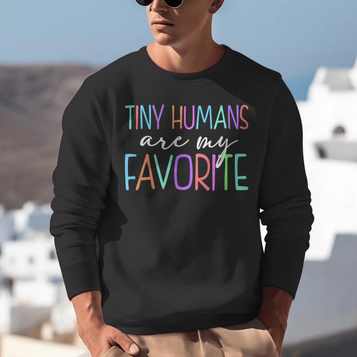 Tiny Humans Are My Favorite Daycare Provider Teacher Daycare Unisex Sweatshirt, funny gift Tiny Humans Are My Favorite Daycare Provider Teacher Daycare Unisex Sweatshirt, funny gift