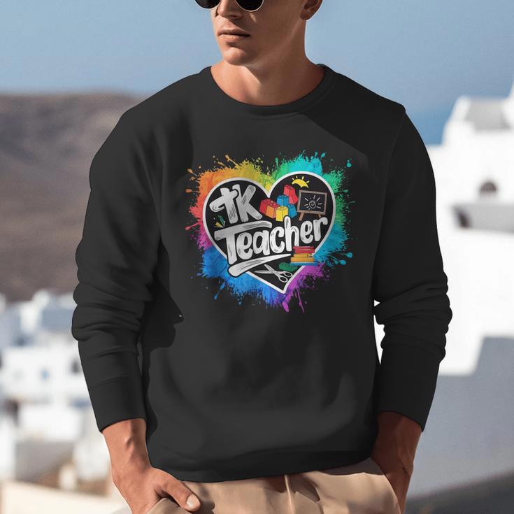 TK Teacher Transitional Kindergarten Heart Back To School Unisex Sweatshirt, funny gift TK Teacher Transitional Kindergarten Heart Back To School Unisex Sweatshirt, funny gift
