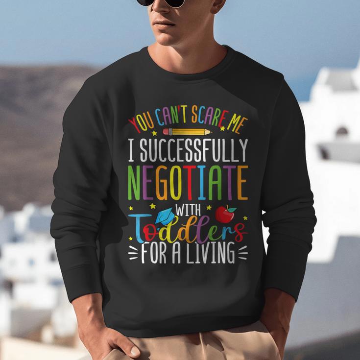 Toddler Negotiator Preschool Teacher Humor Babysitters Unisex Sweatshirt, funny gift Toddler Negotiator Preschool Teacher Humor Babysitters Unisex Sweatshirt, funny gift