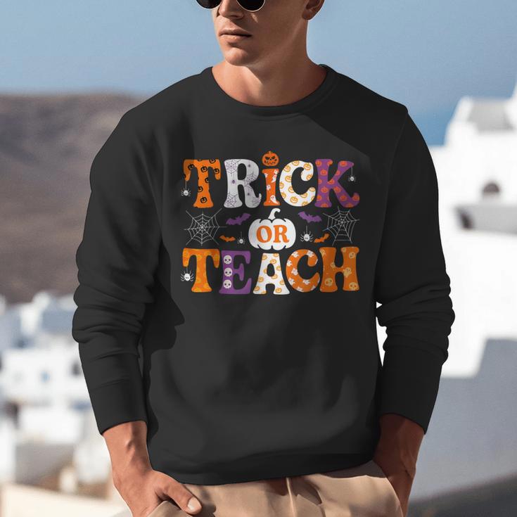 Trick Or Teach Teacher Halloween Costume Men Women Unisex Sweatshirt, funny gift Trick Or Teach Teacher Halloween Costume Men Women Unisex Sweatshirt, funny gift