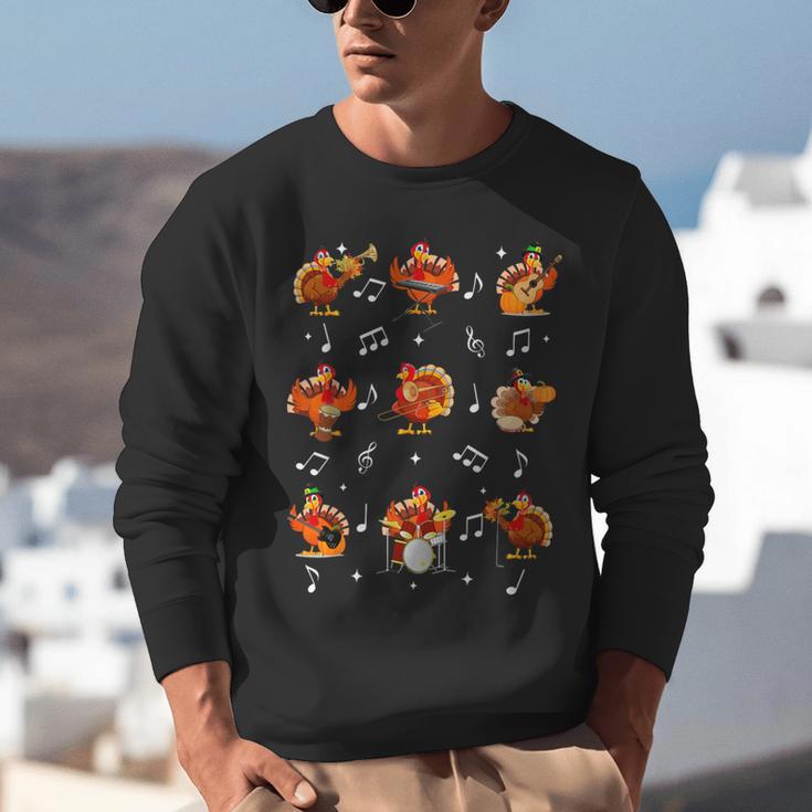 Turkey Squad Music Note Music Teacher Thanksgiving Unisex Sweatshirt, funny gift Turkey Squad Music Note Music Teacher Thanksgiving Unisex Sweatshirt, funny gift