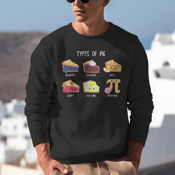 Types Of Pie Pi Day Math Teacher Geek 314 Math Pun Unisex Sweatshirt, funny gift Types Of Pie Pi Day Math Teacher Geek 314 Math Pun Unisex Sweatshirt, funny gift