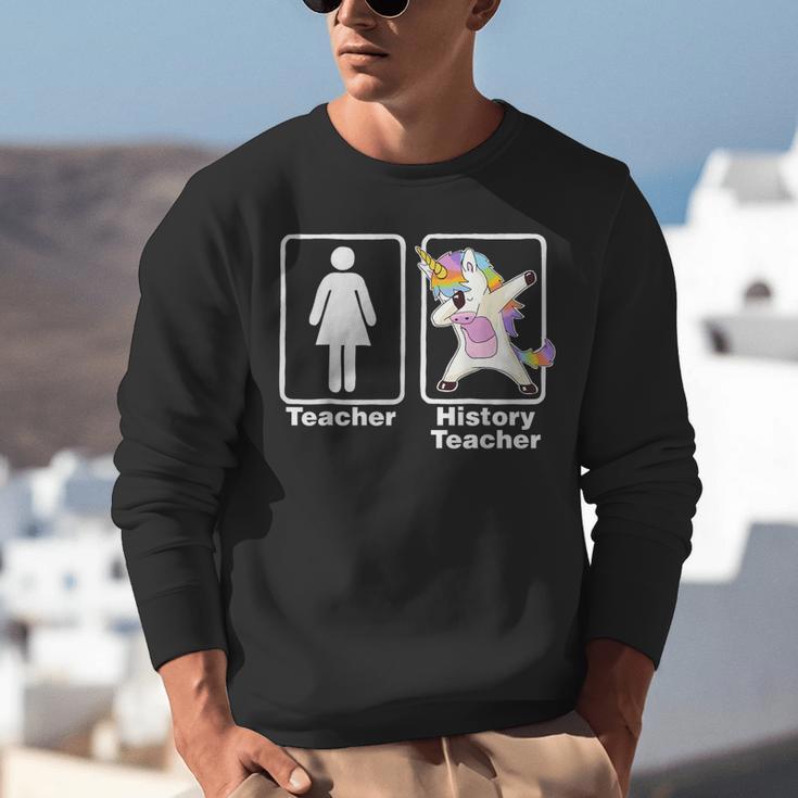 Unicorn History Teacher T-Shirt History Teacher Unisex Sweatshirt, History Teacher Sweatshirts, funny gift