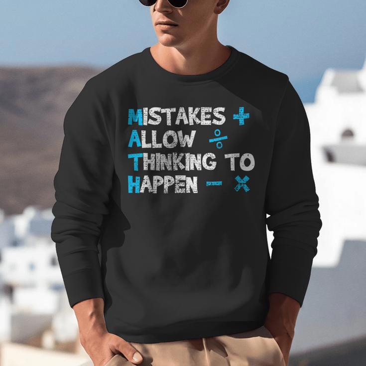 Vintage Math Teacher Saying Unisex Sweatshirt, funny gift