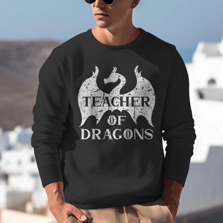 Vintage Teacher Of Dragons Quotes Teacher Student Unisex Sweatshirt, funny gift Vintage Teacher Of Dragons Quotes Teacher Student Unisex Sweatshirt, funny gift