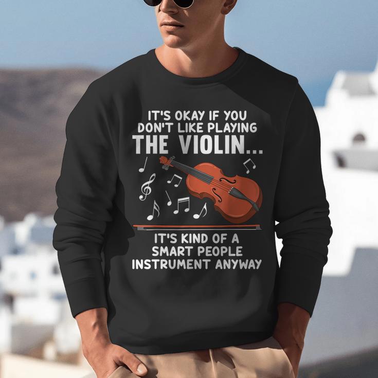 Violin Player Costume For Men Women Violin Teacher Violinist Unisex Sweatshirt, funny gift