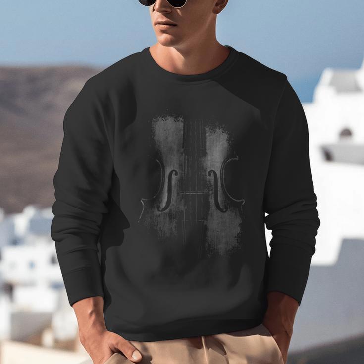Violin Player Instrument Music Teacher Musical Violinist Unisex Sweatshirt, funny gift