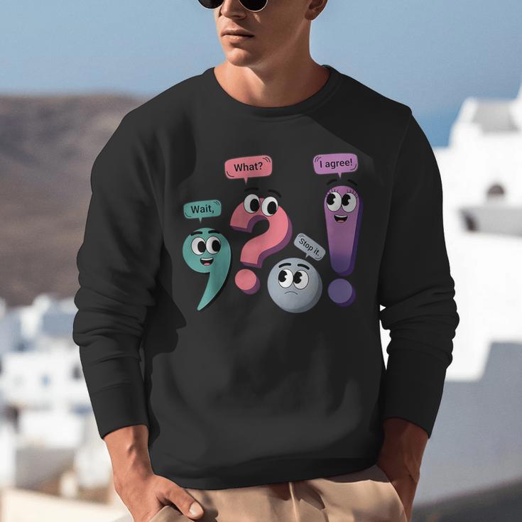 Wait What Stop It I Agree Grammar English Teacher Unisex Sweatshirt, English Teacher Sweatshirts, funny gift Wait What Stop It I Agree Grammar English Teacher Unisex Sweatshirt, English Teacher Sweatshirts, funny gift