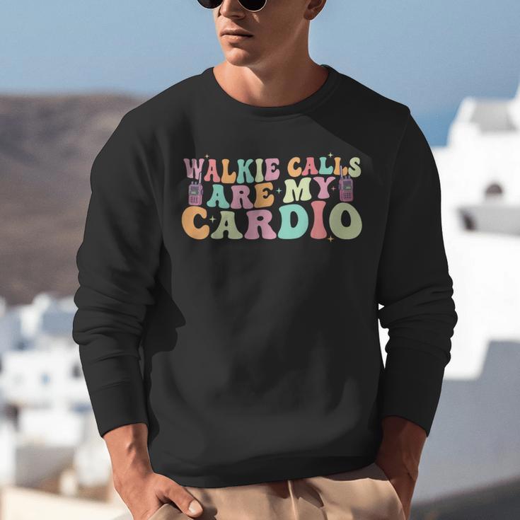 Walkie Calls Are My Cardio SPED Teacher Inclusion ABA Unisex Sweatshirt, funny gift Walkie Calls Are My Cardio SPED Teacher Inclusion ABA Unisex Sweatshirt, funny gift