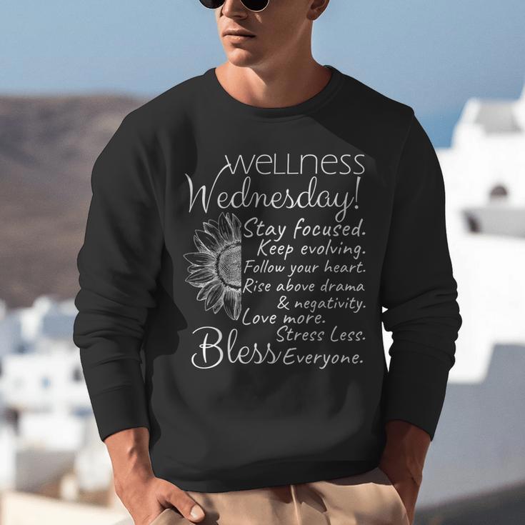 Wellness Wednesday Nurse Counselor Teacher Quotes Unisex Sweatshirt, funny gift Wellness Wednesday Nurse Counselor Teacher Quotes Unisex Sweatshirt, funny gift