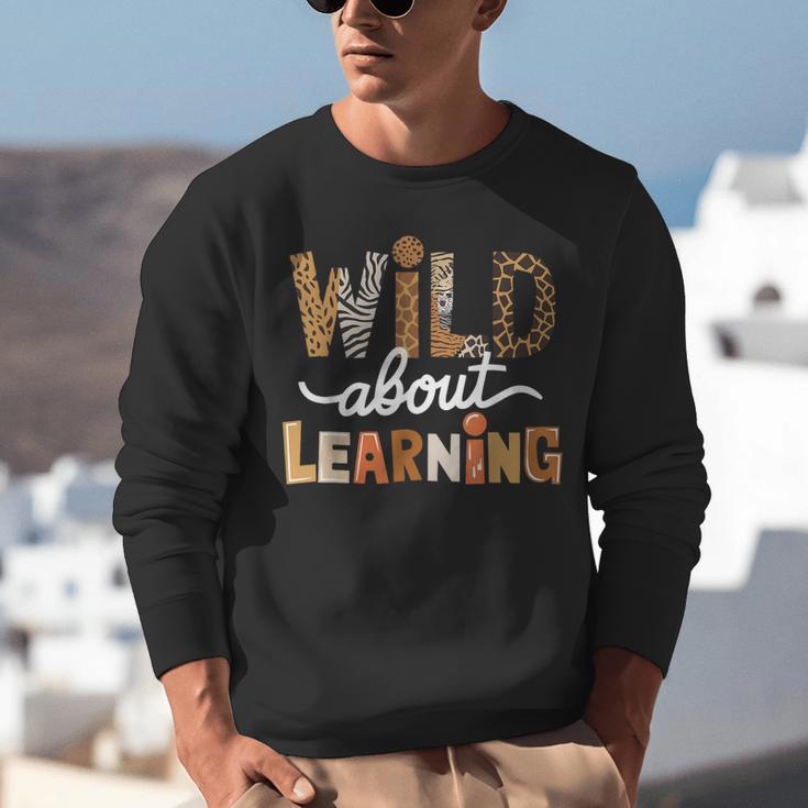 Wild About Learning Back To School First Day Teacher Student Unisex Sweatshirt, funny gift Wild About Learning Back To School First Day Teacher Student Unisex Sweatshirt, funny gift