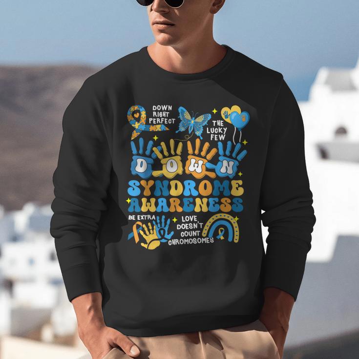World Down Syndrome Day Awareness T21 Teacher Women Men Kids Unisex Sweatshirt, funny gift World Down Syndrome Day Awareness T21 Teacher Women Men Kids Unisex Sweatshirt, funny gift