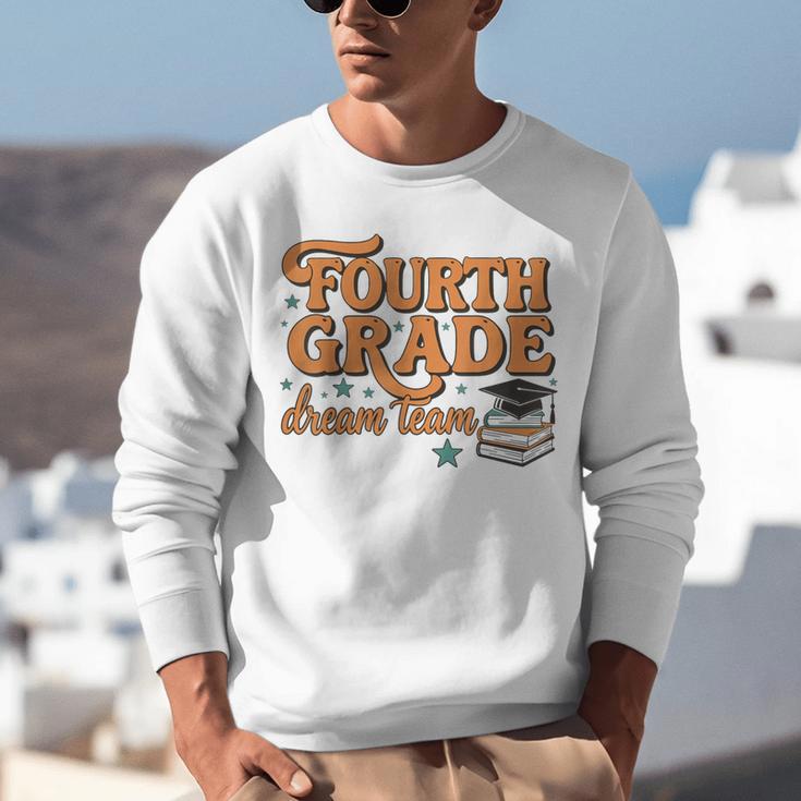 4th Grade Back To School Fourth Grade Dream Team Teacher Unisex Sweatshirt, 4th Grade Teacher Sweatshirts, funny gift 4th Grade Back To School Fourth Grade Dream Team Teacher Unisex Sweatshirt, 4th Grade Teacher Sweatshirts, funny gift