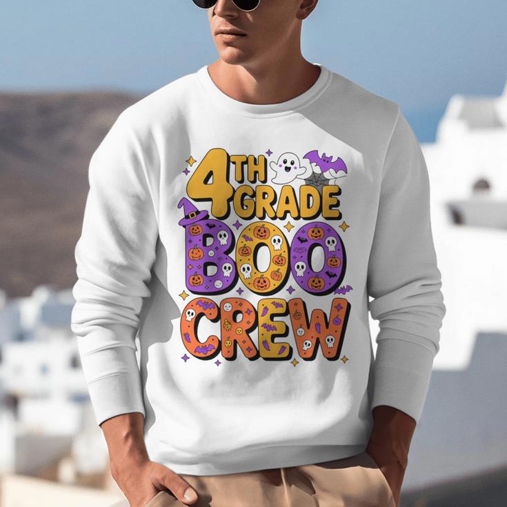 4th Grade Boo Crew Ghost Halloween Teacher Costume Unisex Sweatshirt, 4th Grade Teacher Sweatshirts, funny gift 4th Grade Boo Crew Ghost Halloween Teacher Costume Unisex Sweatshirt, 4th Grade Teacher Sweatshirts, funny gift