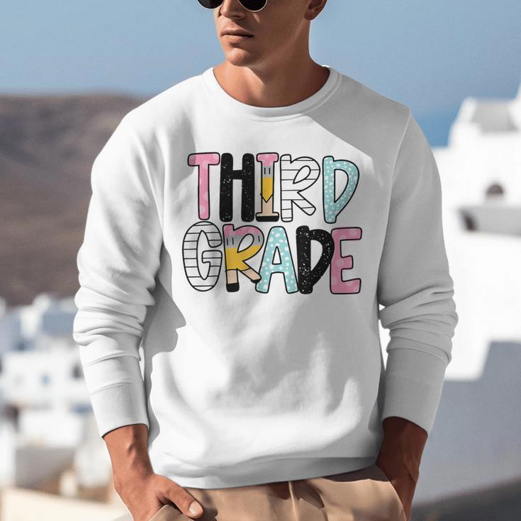 Back To School Third Grade Teacher First Day Of 3rd Grade Unisex Sweatshirt, First Grade Teacher Sweatshirts, funny gift Back To School Third Grade Teacher First Day Of 3rd Grade Unisex Sweatshirt, First Grade Teacher Sweatshirts, funny gift