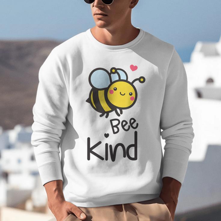 Bee Kind Bumble Bee Anti Bullying Teacher Kindness Matters Unisex Sweatshirt, funny gift Bee Kind Bumble Bee Anti Bullying Teacher Kindness Matters Unisex Sweatshirt, funny gift