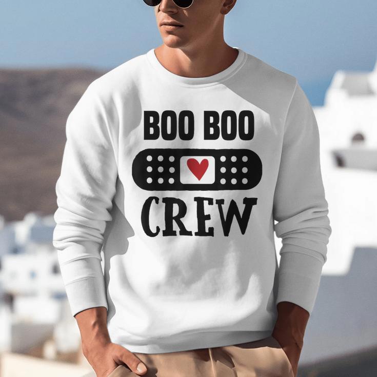 Boo Boo Crew First Aid School Nurse Day Care Teacher Unisex Sweatshirt, funny gift Boo Boo Crew First Aid School Nurse Day Care Teacher Unisex Sweatshirt, funny gift
