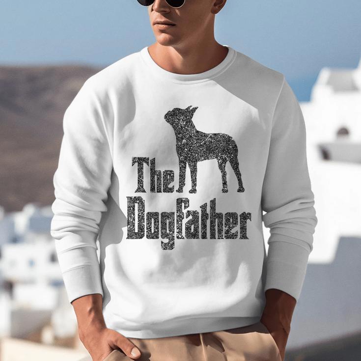 The Dogfather Boston Terrier Dog Funny Dog Gift T-Shirt For Men Women Girls Kids Unisex Sweatshirt, funny gift