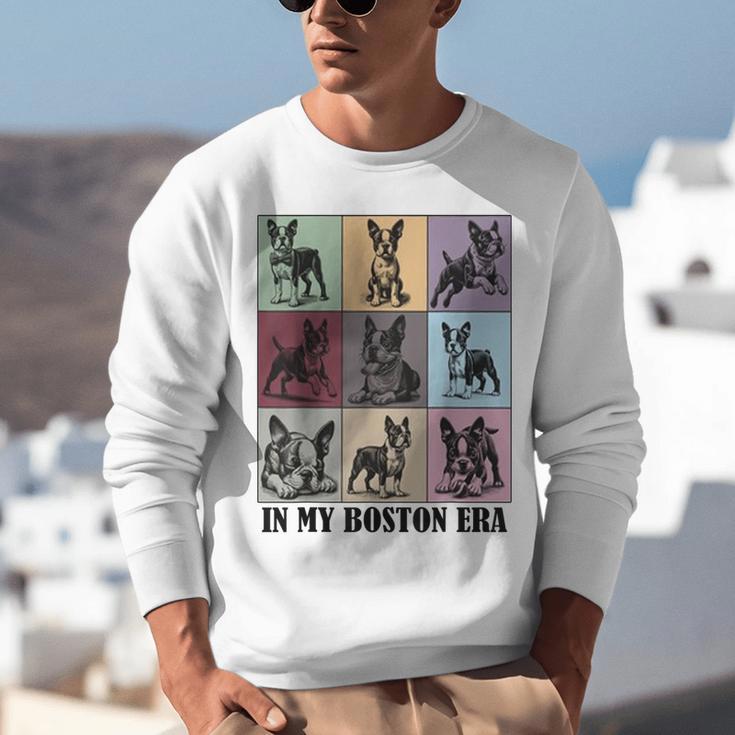 Funny Boston Terrier Quote In My Boston Terrier Era Cool Dog Men Women Unisex Sweatshirt, funny gift