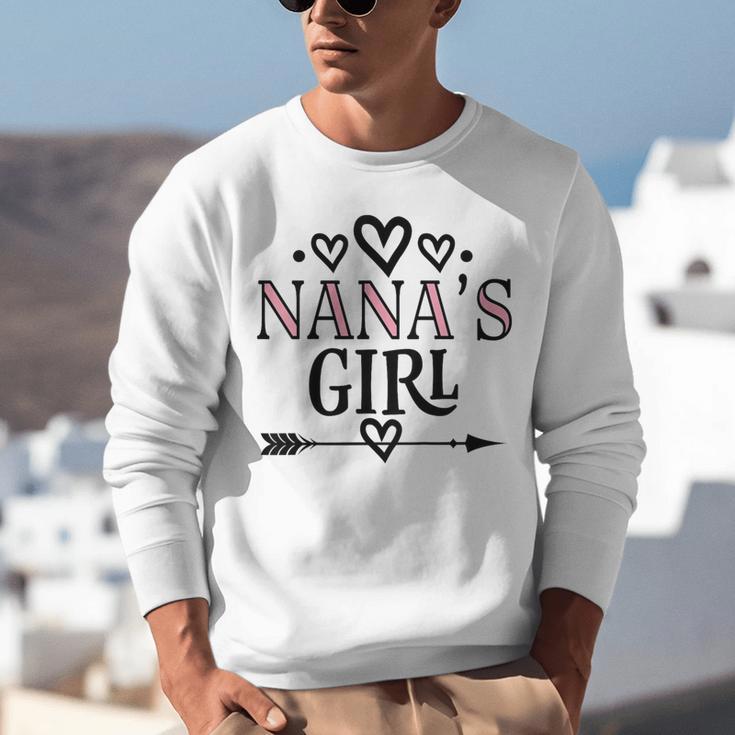 Granddaughter Nanas Girl Unisex Sweatshirt, funny gift