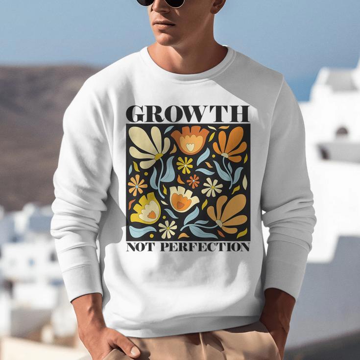 Growth Not Perfection Abstract Florals SPED Teacher Unisex Sweatshirt, funny gift Growth Not Perfection Abstract Florals SPED Teacher Unisex Sweatshirt, funny gift