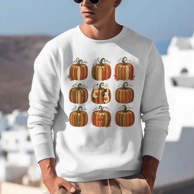 Halloween Teacher Fall Book Pumpkin Retro Reading Unisex Sweatshirt, funny gift Halloween Teacher Fall Book Pumpkin Retro Reading Unisex Sweatshirt, funny gift