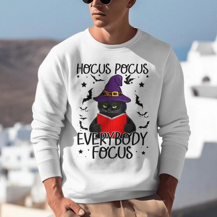 Hocus Pocus Everybody Focus Halloween Teacher For Men Women Unisex Sweatshirt, funny gift Hocus Pocus Everybody Focus Halloween Teacher For Men Women Unisex Sweatshirt, funny gift