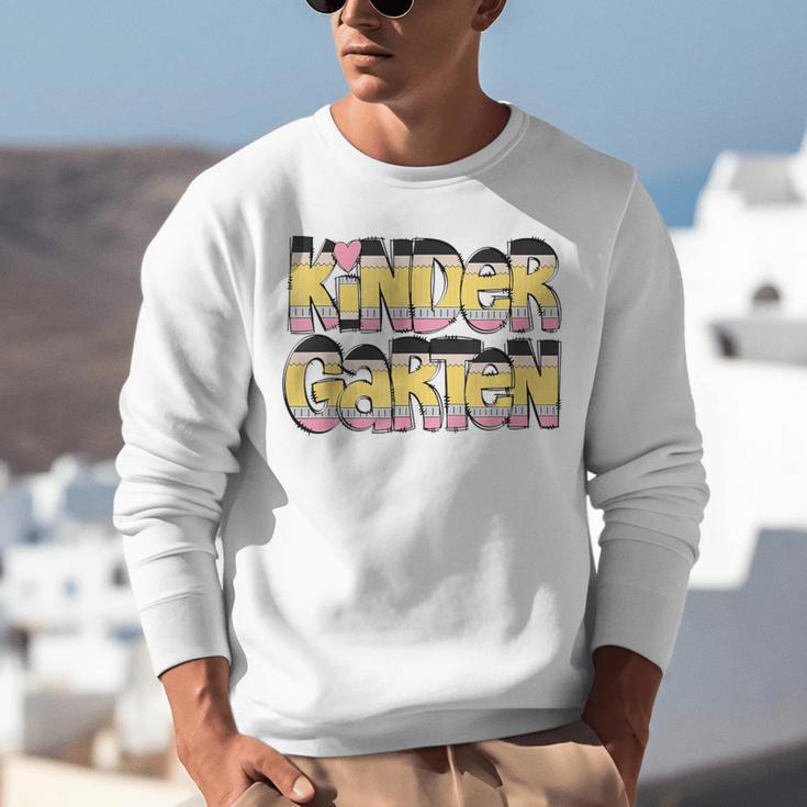 Kindergarten Pencil First Day Of School Teacher Toddler Kids Unisex Sweatshirt, funny gift