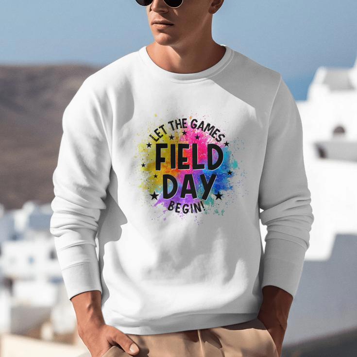 Let The Games Begin Field Day Fun Day Teachers Boys Girls Unisex Sweatshirt, funny gift Let The Games Begin Field Day Fun Day Teachers Boys Girls Unisex Sweatshirt, funny gift