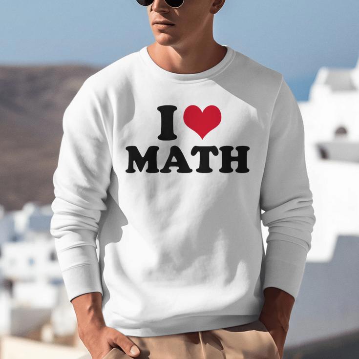 I Love Math Teacher Unisex Sweatshirt, funny gift I Love Math Teacher Unisex Sweatshirt, funny gift