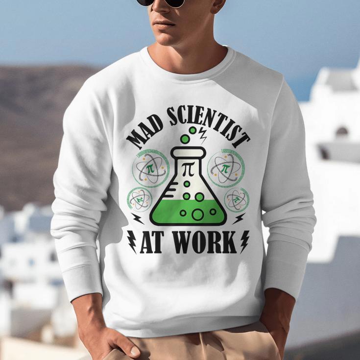Mad Scientist Science Teacher Halloween Costume Teen Girls Unisex Sweatshirt, Science Teacher Sweatshirts, funny gift